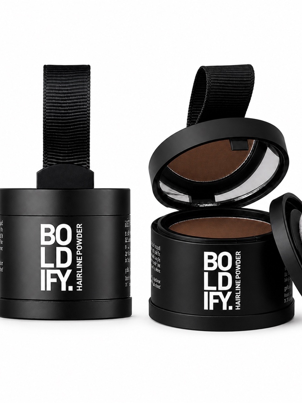 BOLDIFY Hairline Powder Medium Brown Root Touch Up Gray Coverage NIB